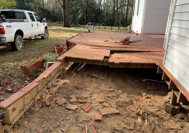 Wood Deck Removal In San Luis Obispo
