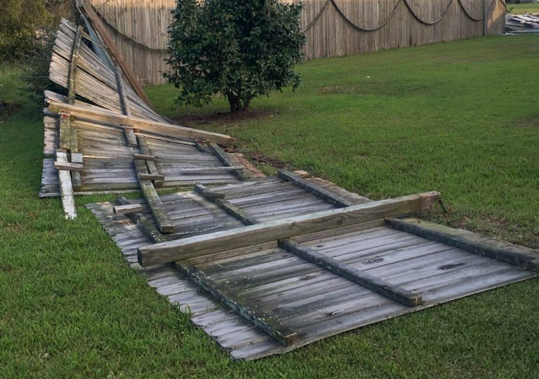 Old Fence Demolition in San Luis Obispo