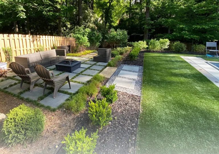 Reclaimed Outdoor Space for New Landscaping