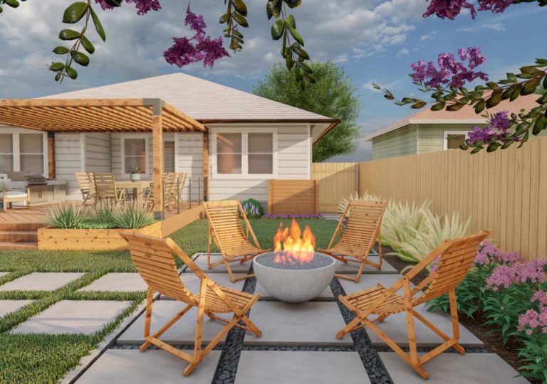 Reclaimed Outdoor Space for New Landscaping